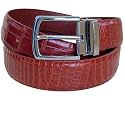 vinacreations AIIigator Belt Leather Strap Belts 1.5" Width Adjustment Removal Buckle Jean Dress Croc Handmade