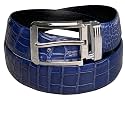 vinacreations AIIigator Belt Leather Strap Belts 1.5" Width Adjustment Removal Buckle Jean Dress Croc Handmade