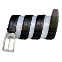 vinacreations AIIigator Belt Leather Strap Belts 1.5" Width Adjustment Removal Buckle Jean Dress Croc Handmade