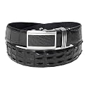 vinacreations AIIigator Belt Leather Strap Belts 1.5" Width Adjustment Removal Buckle Jean Dress Croc Handmade