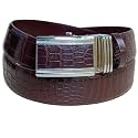 vinacreations AIIigator Belt Leather Strap Belts 1.5" Width Adjustment Removal Buckle Jean Dress Croc Handmade