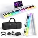 AiJoy 88-Key Folding Piano Keyboard with Light