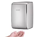 AIKE Compact Jet Hand Dryer,1350W 120V UL Approved Stainless Steel,AK2803D