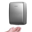 AIKE Compact Jet Hand Dryer,1350W 120V UL Approved Stainless Steel,AK2803D