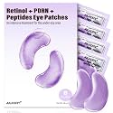 AILEORY PDRN Retinol Peptides Under Eye Patches - Hydrating Collagen Eye Gel Pads for Dark Circles, Puffiness, Fine Lines, Under eye Bags - Anti-Aging Self Care Skincare Gift for Women, 8 Pairs