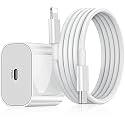 AILKIN 20W PD Charger for iPhone Original 20W PD Fast Type C Wall Charger with Charging Compatible with iPhone 14 13/13 Mini Pro Max/12 Pro Max/12 Mini/11 Pro Max/Xs Max/XR/X/8Plus,iPad-White