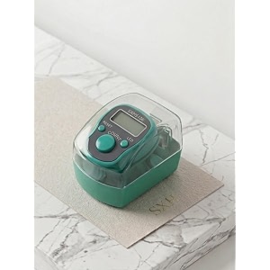 aim emporium manual digital hand tally counterfinger counter with led light color green