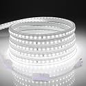 AIMENGTE Outdoor LED Strip Lights Waterproof, 6.56ft Cuttable 240 LEDs, 6500K Cool White Indoor Rope Light for Garden, Patio, Kitchen, Living Room Decoration, AC 110V