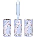 Aimers Lint Roller for Clothes Extra Sticky Remover Roller for Cat Dog Pet Hair, Clothes, Furniture, Carpet, Couch, Travel Dust Fur Pick-Up Lint Roll with 3 Refills and 1 Handles (Elephant)