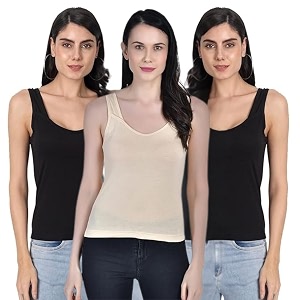 Aimly Womens Regular Fit Sleeveless Cotton Camisole