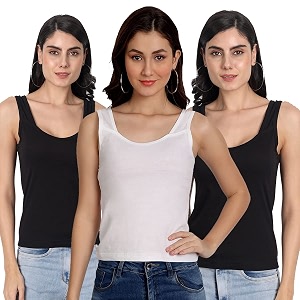 Aimly Womens Regular Fit Sleeveless Cotton Camisole