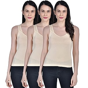 Aimly Womens Regular Fit Sleeveless Cotton Camisole