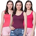Aimly Women39s Regular Fit Sleeveless Cotton Camisole