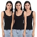 Aimly Women39s Regular Fit Sleeveless Cotton Camisole