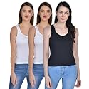 Aimly Women39s Regular Fit Sleeveless Cotton Camisole
