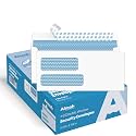 Aimoh #9 Double Window Security Envelopes, Self Seal Letter Size, 1000 Ct