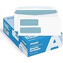 Aimoh #9 Envelopes Gummed Security Double Window Envelopes 500 Count