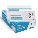 Aimoh #9 Envelopes Self Seal Flip Security Envelopes Double Window 1000ct