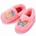 Ainikas Toddler Boys Girls Slippers Fluffy Little Kids House Slippers Warm Fur Cute Animal Home Slipper