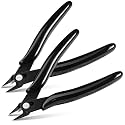 Ainiv Wire Cutters, 2PCS Spring-loaded Side Cutters Flush Diagonal Cutter