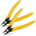 Ainiv Wire Cutters, 2PCS Spring-loaded Side Cutters Flush Diagonal Cutters