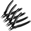 Ainiv Wire Cutters, 4PCS Spring-loaded Side Cutters Flush Diagonal Cutters