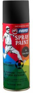 aipl gloss black spray paint 400 ml pack of 1
