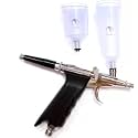 Air Brush Dual Cup Airbrush Spray Gun KIT 0.3MM AIR Brush for Art, Tattoo, Barber, Nail Art, Cake Decor, Makeup, Model Painting Etc. (1Pc Airbrush Pen Gun Trigger Type)