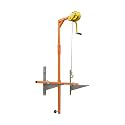 Air Conditioning Outdoor Unit Hoist Tool, Self-Locking Hand Winch + Support Bracket, Lift Specialized Tool for 3HP/5 HP YIJIAN (Color : 1-5HP Bracket+self-Lock Winch 30m)