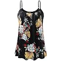 Air Curvey Camisole for Women Bulid in Bra Casual Flowy Cami Adjustable Spaghetti Strap Tank Top Pleated Loose Fit S-XXXXL