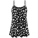 Air Curvey Camisole for Women Bulid in Bra Casual Flowy Cami Adjustable Spaghetti Strap Tank Top Pleated Loose Fit S-XXXXL