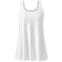 Air Curvey Tank Tops for Women Build in Bra Casual Flowy Tank Pleated Loose Fit S-XXXXL