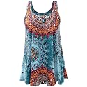 Air Curvey Tank Tops for Women Build in Bra Casual Flowy Tank Pleated Loose Fit S-XXXXL