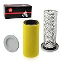 Air Filter & Guide Cage Cap Kit Compatible with Yamaha Rhino 450 660 YXR450 YXR660 2004-2009