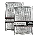 Air Filter Factory Replacement for Whirlpool Kenmore Maytag 53001357 Microwave Oven Aluminum Grease Filters 2-Pack