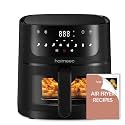 Air Fryer 8-in-1 with 4.2 Qt Capacity and Easy View Windows, Max 400F, 95% Less Oil, 100+ Recipes, Shake Reminder, Nonstick Basket for Roast, Bake, Dehydrate, Reheat, Broil-CE01