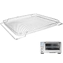 Air Fryer Basket for Breville Smart Oven Air Fryer Pro Compact, 16.5"X11.8" Stainless Steel Brushed Dehydrate Mesh Baskets for BOV900 and BOV950 Convection Toaster Oven Deep Fryer Parts &amp; Accessories