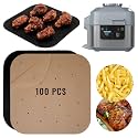 Air Fryer Parchment Paper Compatible with Ninja Speedi Airfryer, Pre-Cut Square Paper Liner Sheets for SF301 Speedy Rapid Cooker &amp; Air Fryer, 6-Quart Capacity, 12-in-1 Disposable Sheets