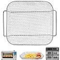 Air Fryer Basket for Emeril Lagasse 26QT French Door &amp; Everyday 360 XL Toaster Oven, 12.5" x 10.2" Steel Mesh Rack Tray Replacement, Air Fryer Accessories for Baking &amp; Roasting, Dishwasher Safe