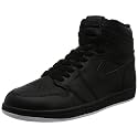 Nike Jordan Mens Air Jordan 1 Retro High OG Black/White Black Basketball Shoe 12 Men US