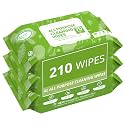 Air Jungles All Purpose Cleaning Wipes 210 Count, XL 8x10 Inch