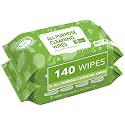 Air Jungles All Purpose Cleaning Wipes 140 Count, XL 8x10 Inch
