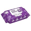 Air Jungles Shoe Sneaker Cleaning Wipes, Dual-Textured Kick Clean for Leather, Suede, Boots, Mesh & Canvas, Extra Large 7 x 7 inch to Remove Dirt Grime, Safe on Colors & Finishes