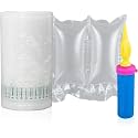 Air Pillows for Shipping,200 Count Inflatable Air Bags (3.94" x 7.88", 60 μm) with Pump, Recyclable Cushion Film for Packaging, Moving Box Filler, Purse Shaper, Alternative to Packing Peanuts