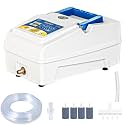 Air Pump 18-46W with Adjustable Air Flow, 6 Valve Manifold for Aquarium, Fish Tank, Fountain, Pond&Hydroponics, 396/634/1030GPH (with stione)