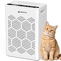 DAYETTE Air Purifiers for Home Large Room Up to 1800 Ft² with HEPA 14 Filter, Pet Air Purifier with Washable Prefilter for Bedroom with Fragrance, Air Cleaner for Smoke Dust Pets Hair Odor, WhiteBlack