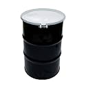 Air Sea Containers 30 Gallon (New) Open Head UN Rated Steel Drum with Ring Lock Lid - Approx. 18.5" Diameter x 29" Height - UN Rated: 1A2/Y1.4 for Solids & Liquid Materials