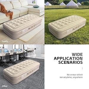air sofa chair inflatable lounger set 2-in-1 sofa chair with portable outdoor recliner with air pump outdoor folding lounger flocking lazy couchpcs -1 big