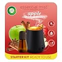 Air Wick Essential Mist Starter Kit, Apple Cinnamon, Fall Scent, 2ct