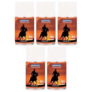 airance automatic air freshener refill perfume spray - musk -250 ml - pack of five